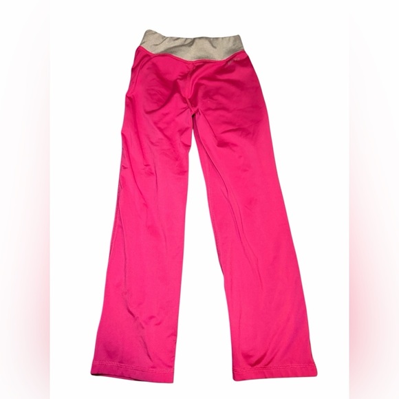 Nike Dri Fit Flare Leggings Pink Girls Size 6x. Inseam 21in, waist 20in - Picture 2 of 5